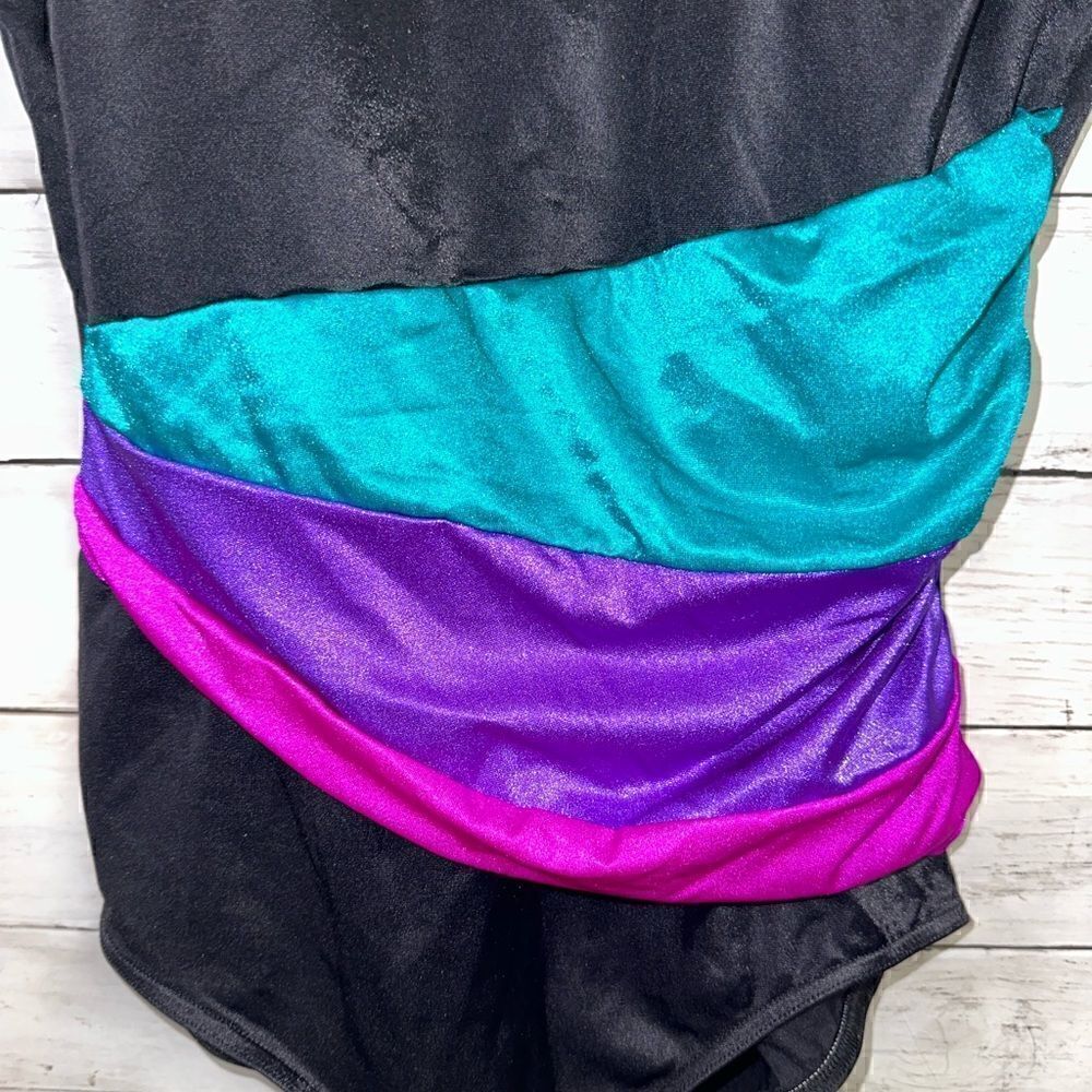 VINTAGE Maillot Ballex One-Piece Swimsuit Size 16 - Picture 2 of 5